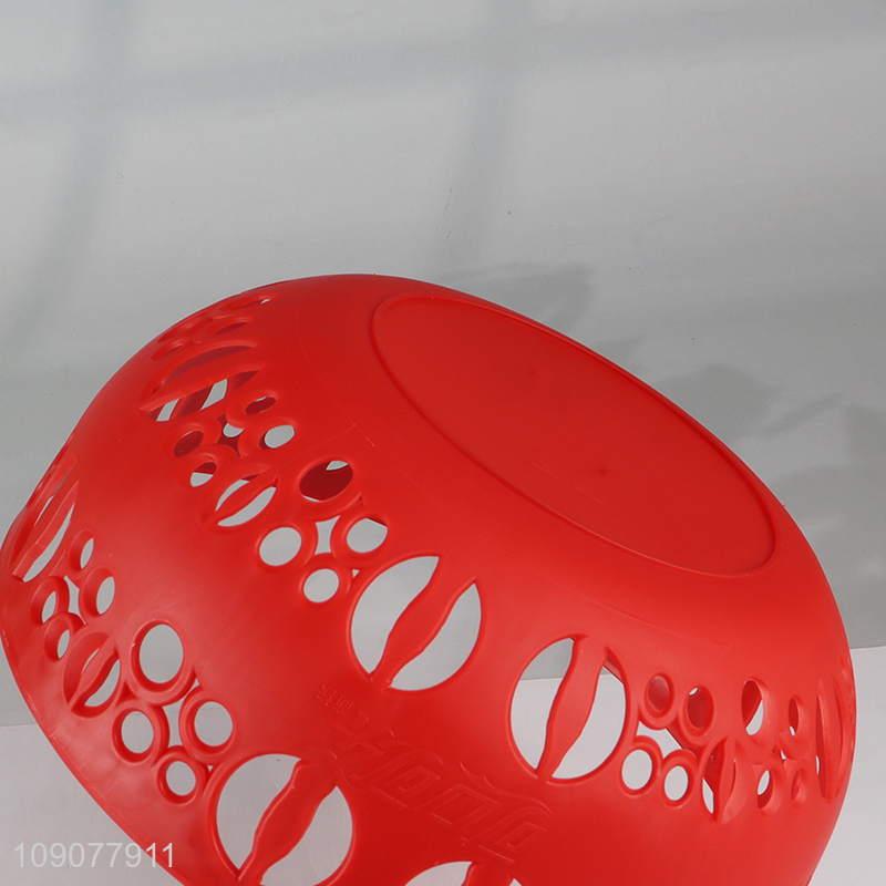 New Product Plastic Fruits Vegetable Washing Basket Hollowed-Out Fruit Bowl