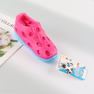 Popular products shoes shape bite-resistant pet dog chew toys