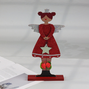 China supplier girls princess desktop ornament holiday home decor wooden crafts