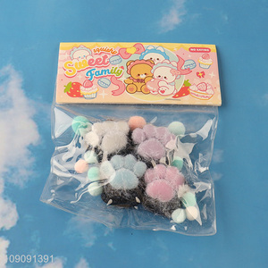 China Wholesale Soft Stress Relief Squeeze Fidget Toy Squishy Cat Paws