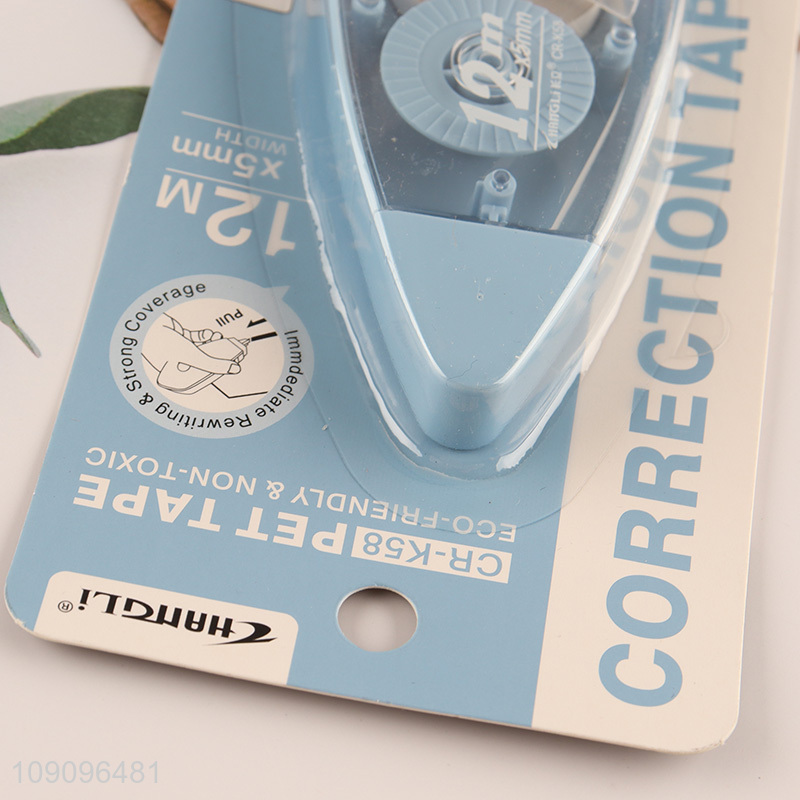 China Imports 5mm*12m White Out Correction Tape School Classroom Supplies