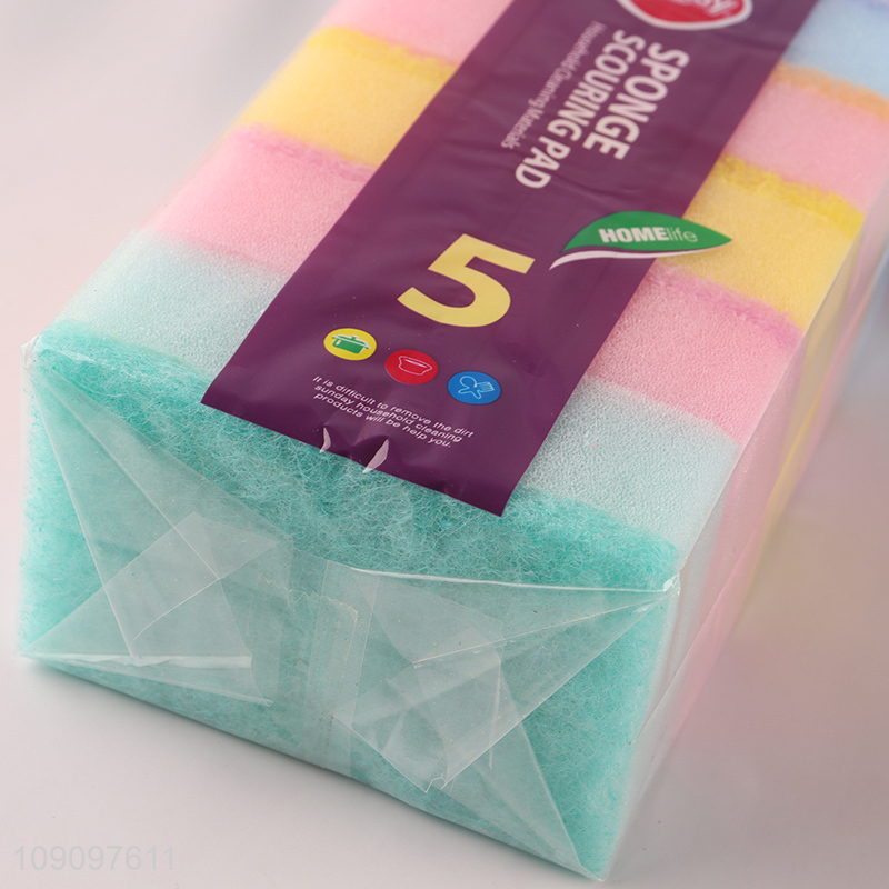 China Imports 5 Pack Dishwashing Sponges Kitchen Sink Cleaning Sponges