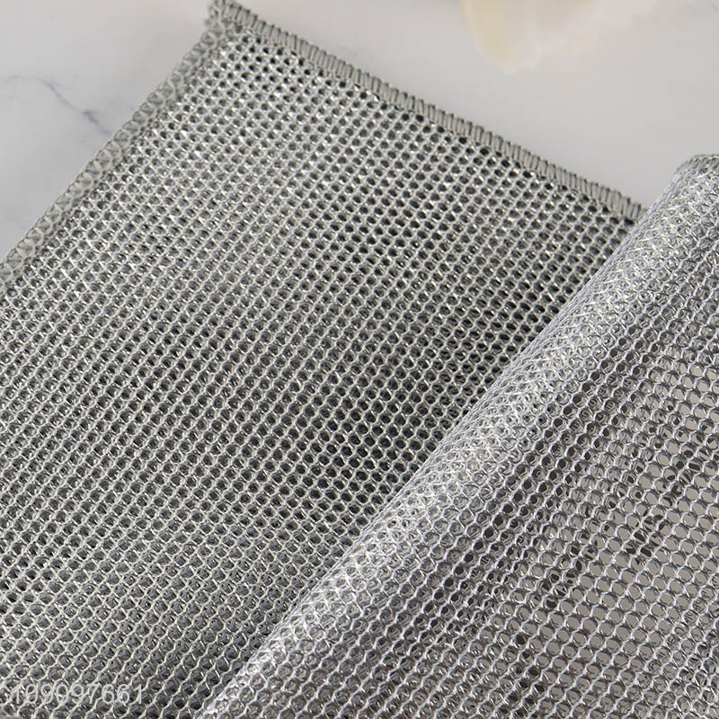 Good Quality 5PCS One-Layer Wire Dishcloth Reusable Non-Scratch Cleaning Cloths