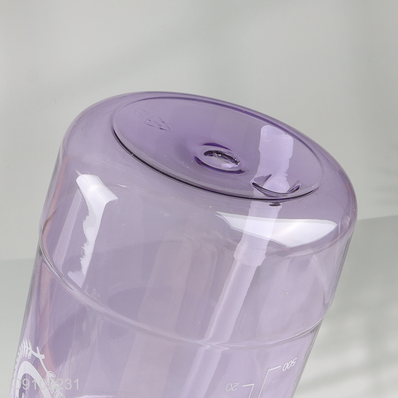 New arrival portable 2000ml plastic water bottle with straw