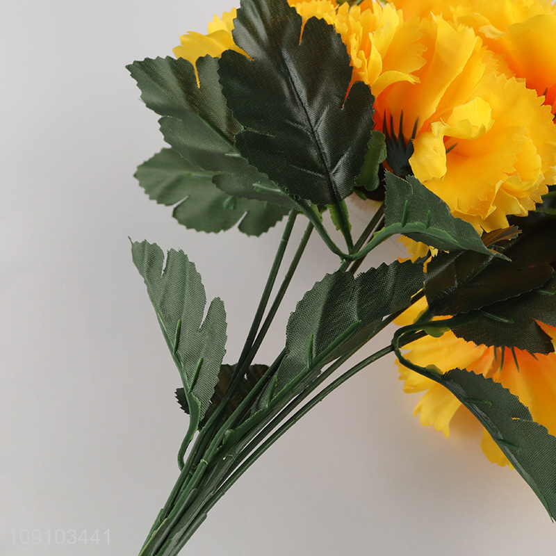 Factory Price 7 Heads Aritificial Flower Fake Bouquet for Home Decor