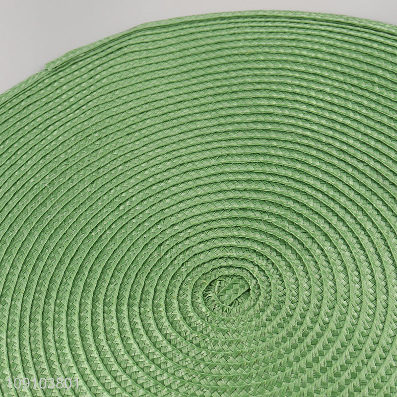 Factory Price Round Woven Placemat Braided Place Mat for Dining Table