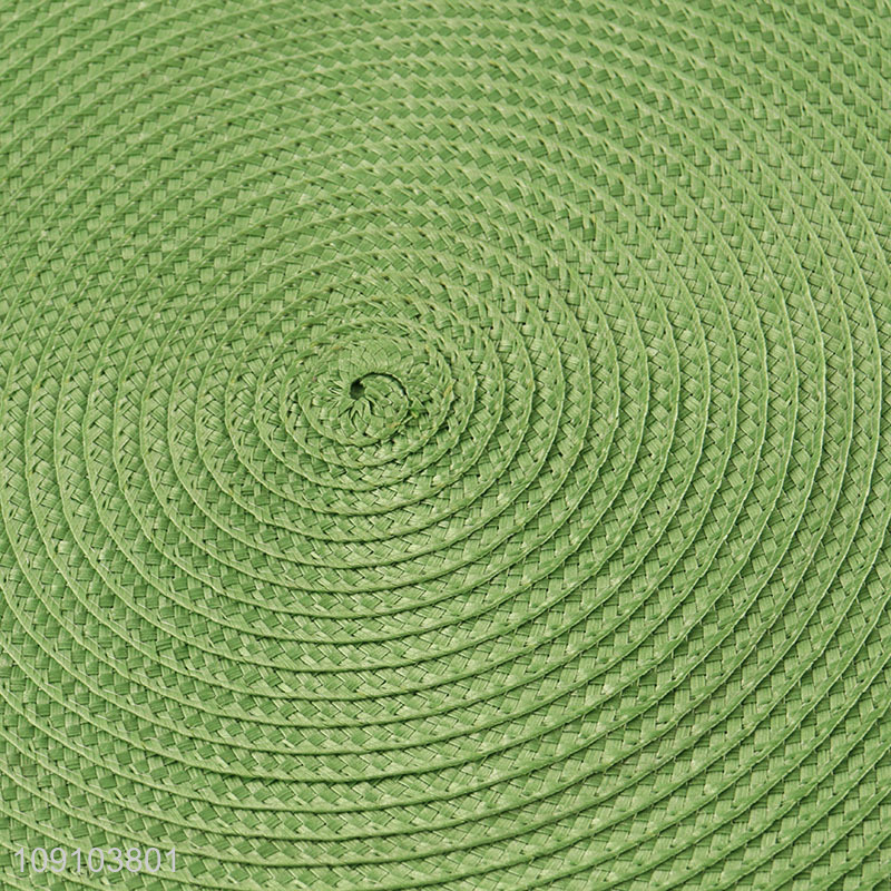 Factory Price Round Woven Placemat Braided Place Mat for Dining Table