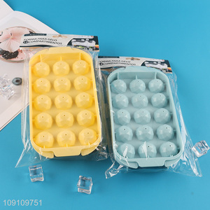 Online Wholesale 15-Cavity Food Grade Plastic Diamond Ice Cube Tray