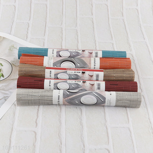 Hot selling anti-slip rectangle home kitchen place mat dinner mat
