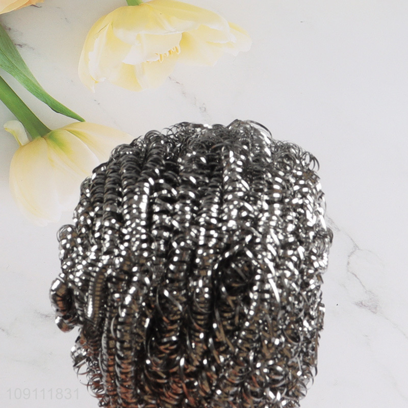 Good Quality Steel Wool Scrubber Stainless Steel Pot Pan Dish Scrubber
