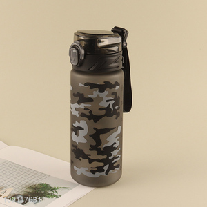 Good quality large capacity portable plastic sports water bottle