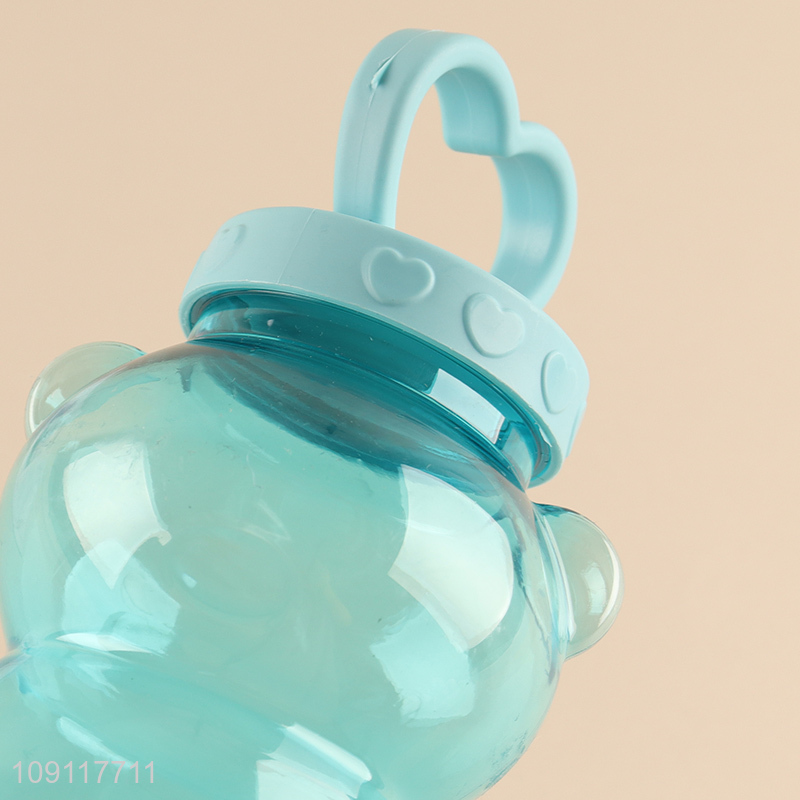 Best selling cartoon bear plastic water bottle drinking bottle wholesale