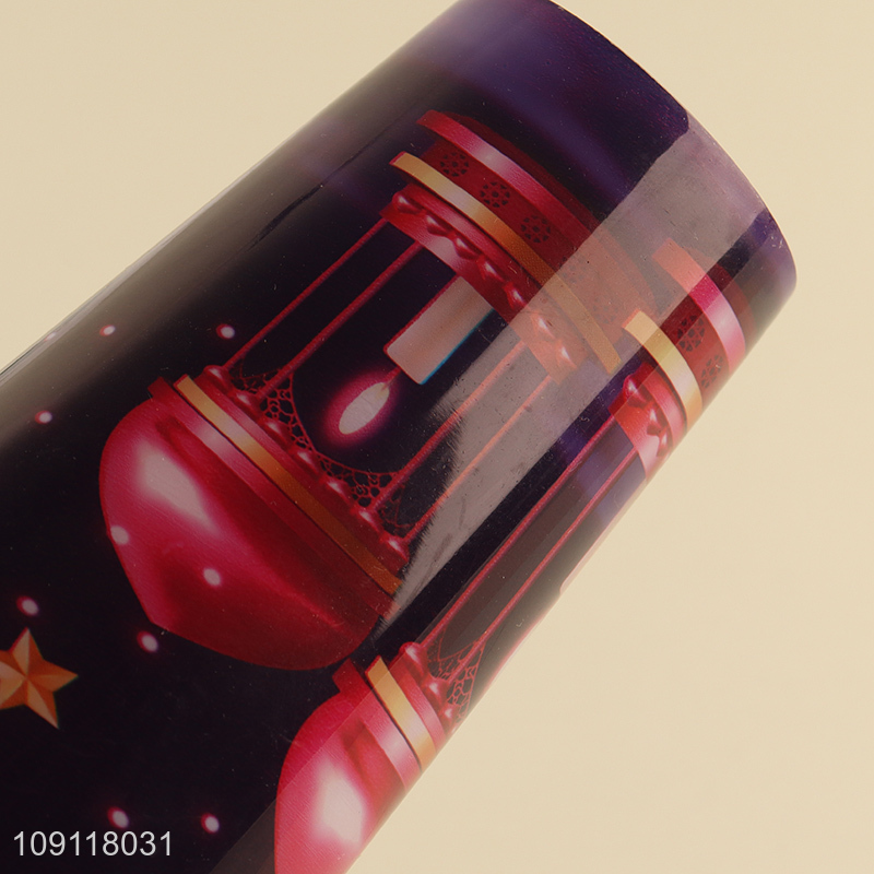 China supplier double wall plastic water cup straw cup for sale