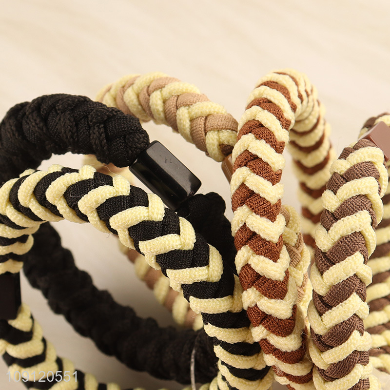 Top sale elastic 5pcs hair band hair rope girls hair accessories