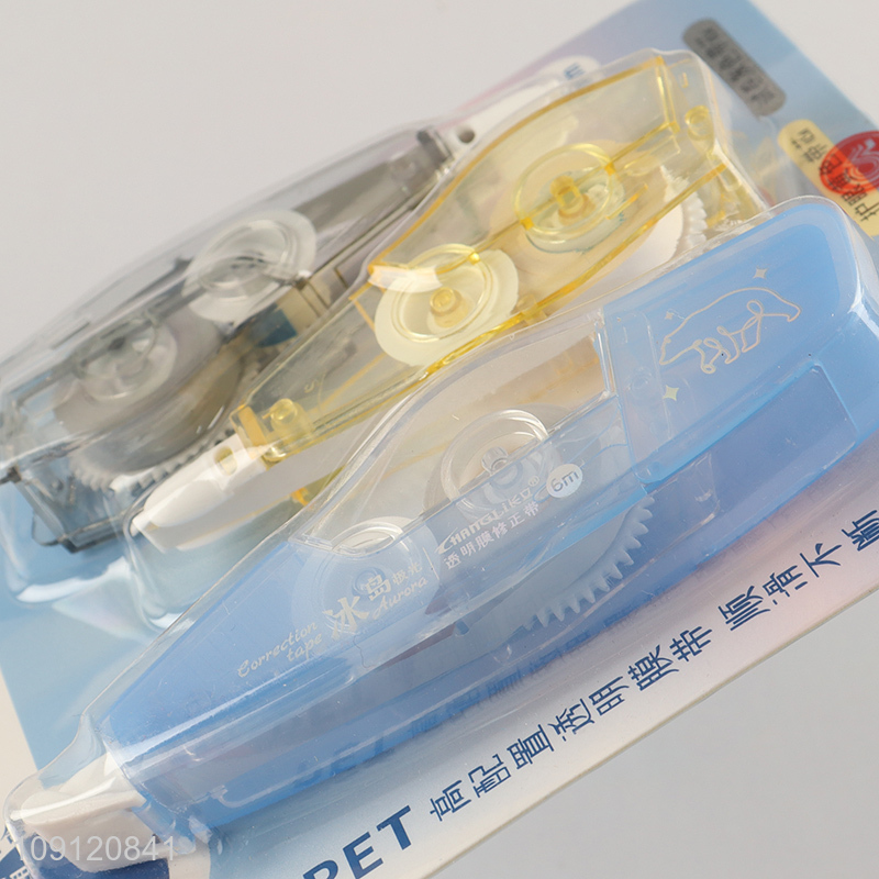 Hot items 3pcs non-toxic correction tape school students stationery