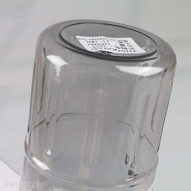 Hot Selling 1000ML Portable Reusable Plastic Sports Water Bottle with Tea Filter