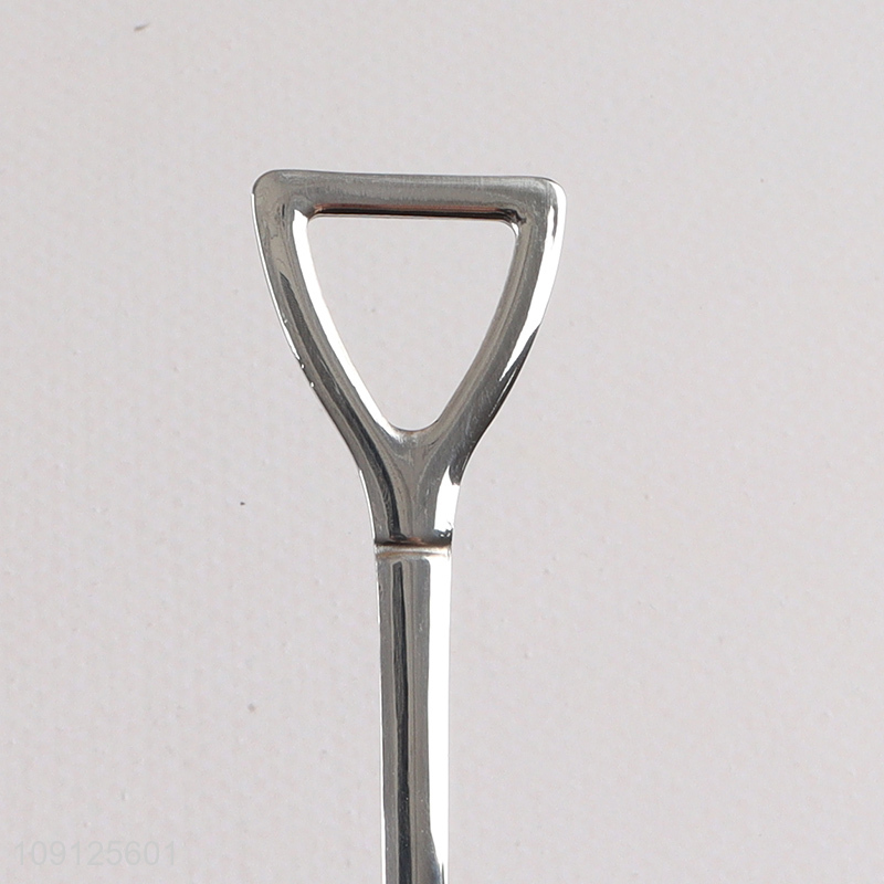 Promotional Shovel Shape Stainless Steel Spoon Dessert Spoon Fruit Spoon