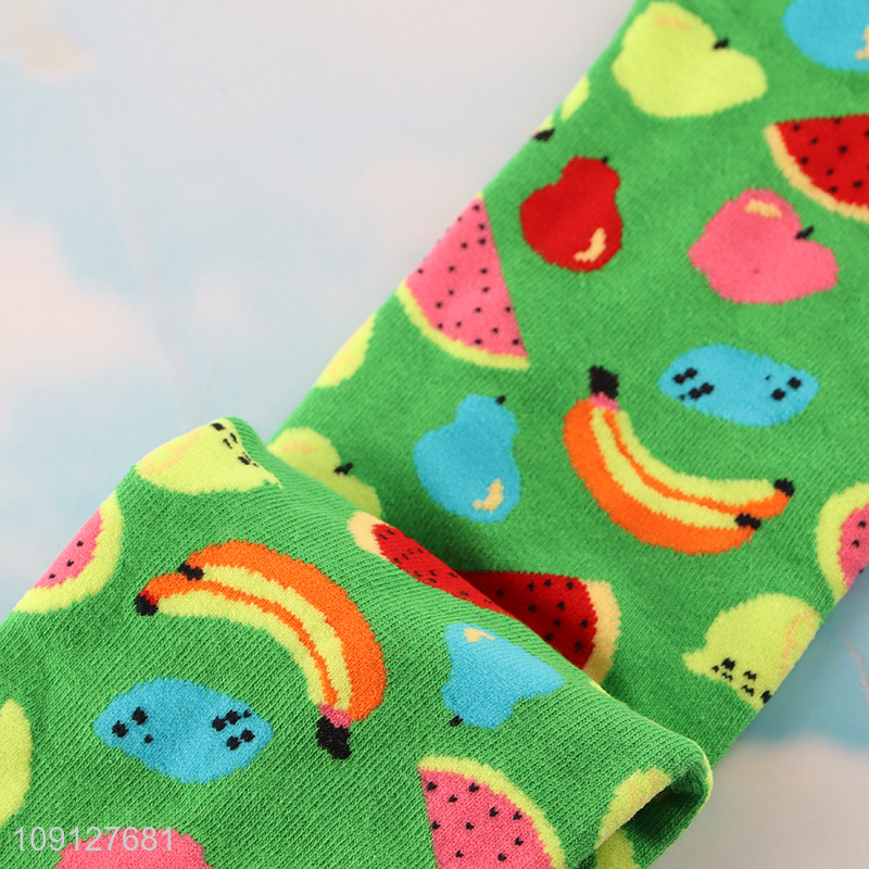 Hot products fruits printed cotton socks ankle socks unisex socks
