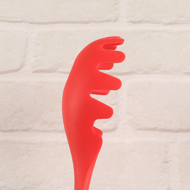 Hot Selling Silicone Spaghetti Spoon Pasta Fork for Cooking Serving