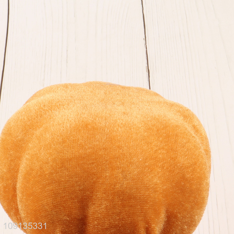 New Arrival Faux Harvest Velvet Pumpkin Decorative Fabric Foam Pumpkin