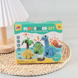 Top selling kids diy dinosaur world <em>play</em> <em>dough</em> set wholesale