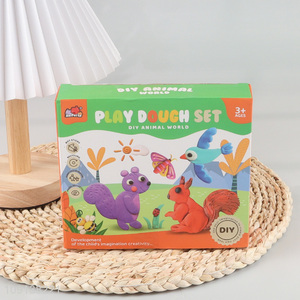 Yiwu market non-toxic diy animal world <em>play</em> <em>dough</em> set