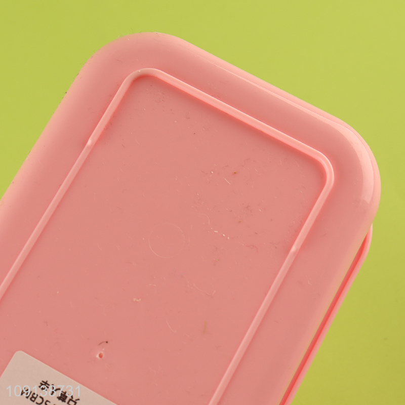 Good Quality Cute Plastic Lunch Box Kids Bento Lunch Box with Spoon