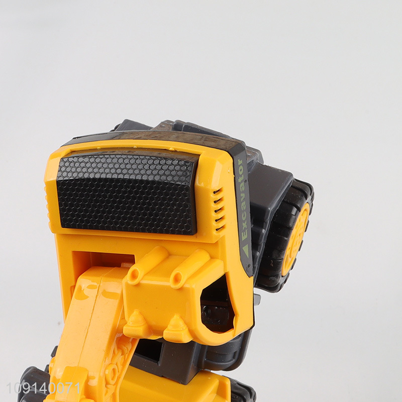 Low price creative kids boys inertia engineering truck toys