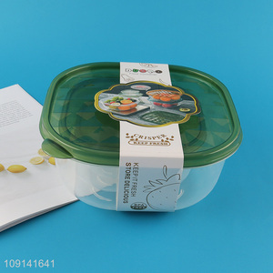 Factory Price 3 Pieces BPA Free Plastic Food Storage Containers Fridge Crispers