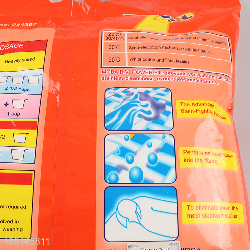 Yiwu market 3kg deep cleaning laundry detergent powder