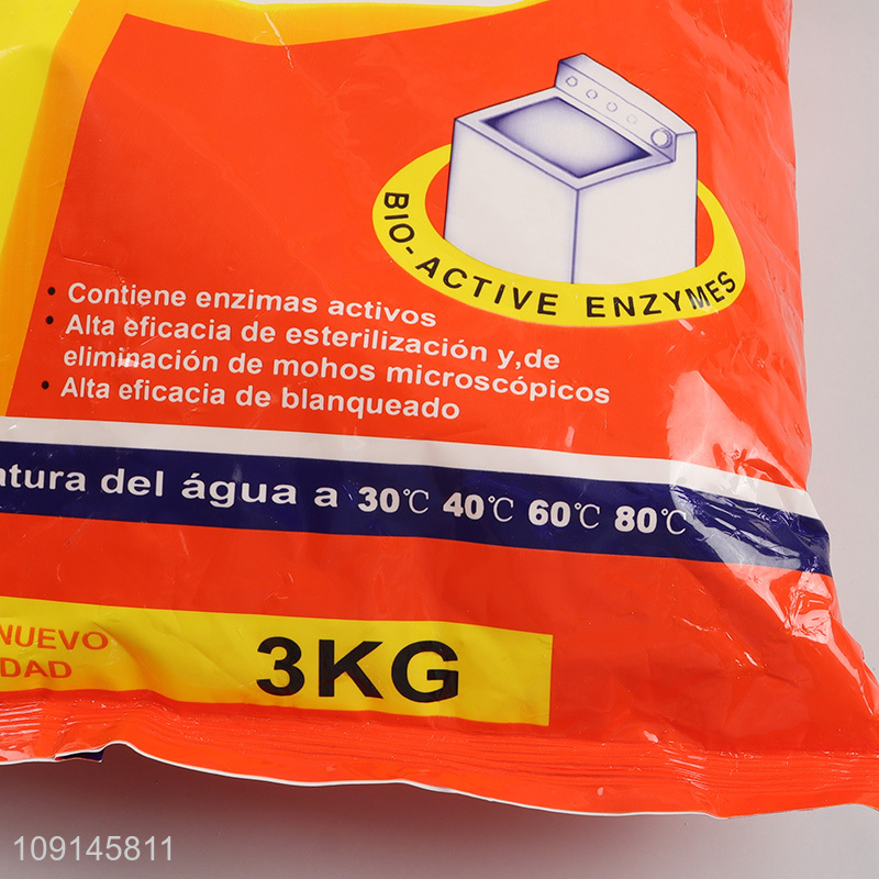 Yiwu market 3kg deep cleaning laundry detergent powder