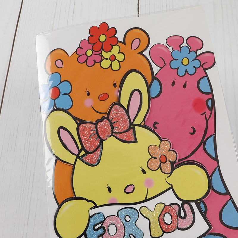 Online wholesale cartoon animal happy birthday music greeting cards