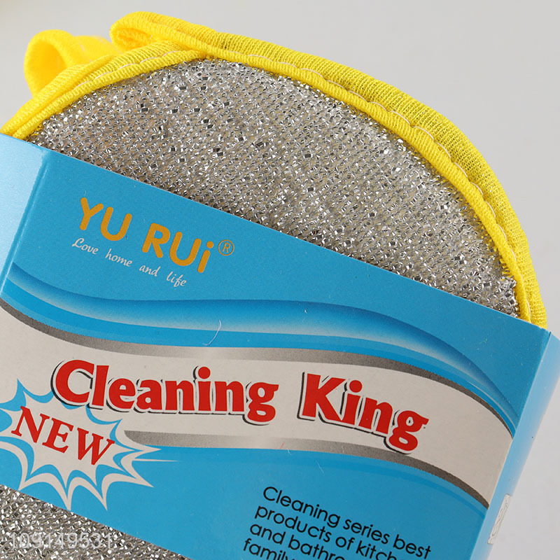Factory Price 3PCS Round Oil Free Cleaning Sponges Multipurpose Sponge Scourers