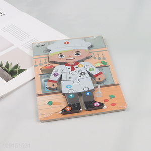 Hot items chef series children puzzle toys educational toys for sale