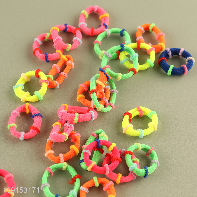 China Imports 100PCS Kids Hair Ties Elastic Ponytail Holders Hair Accessories