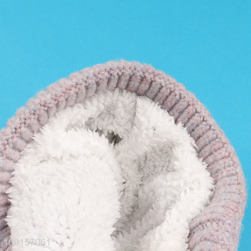 Online wholesale thickened winter fashion knitted hat beanies hat