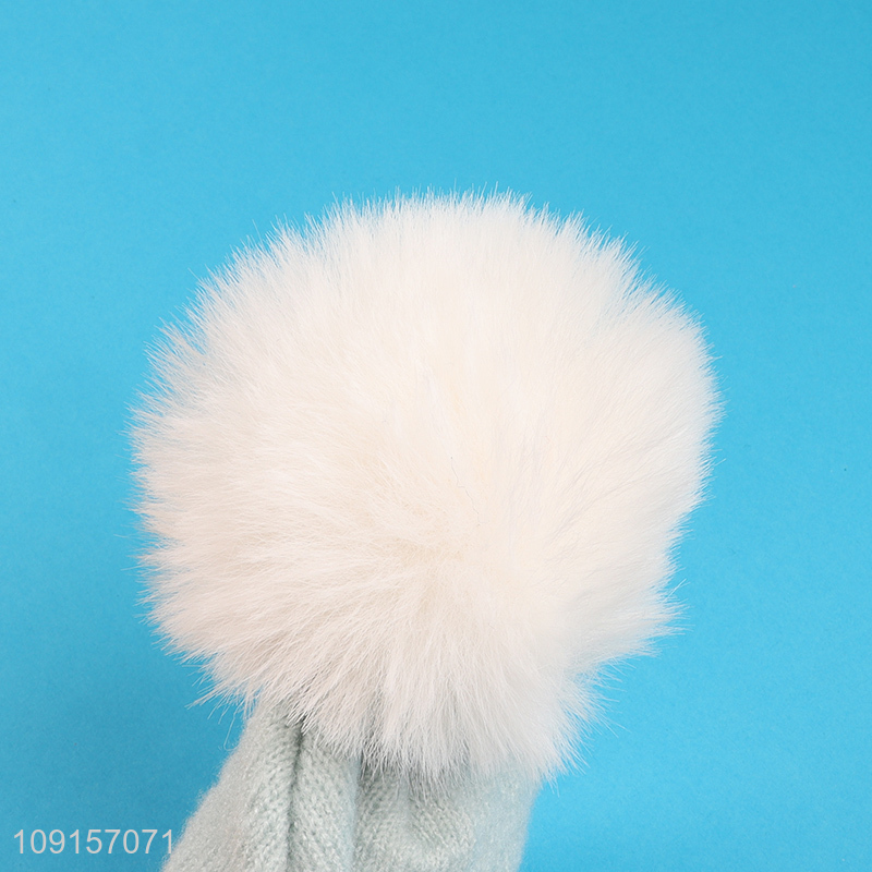 Popular products fashion girls winter knitted hat beanies hat