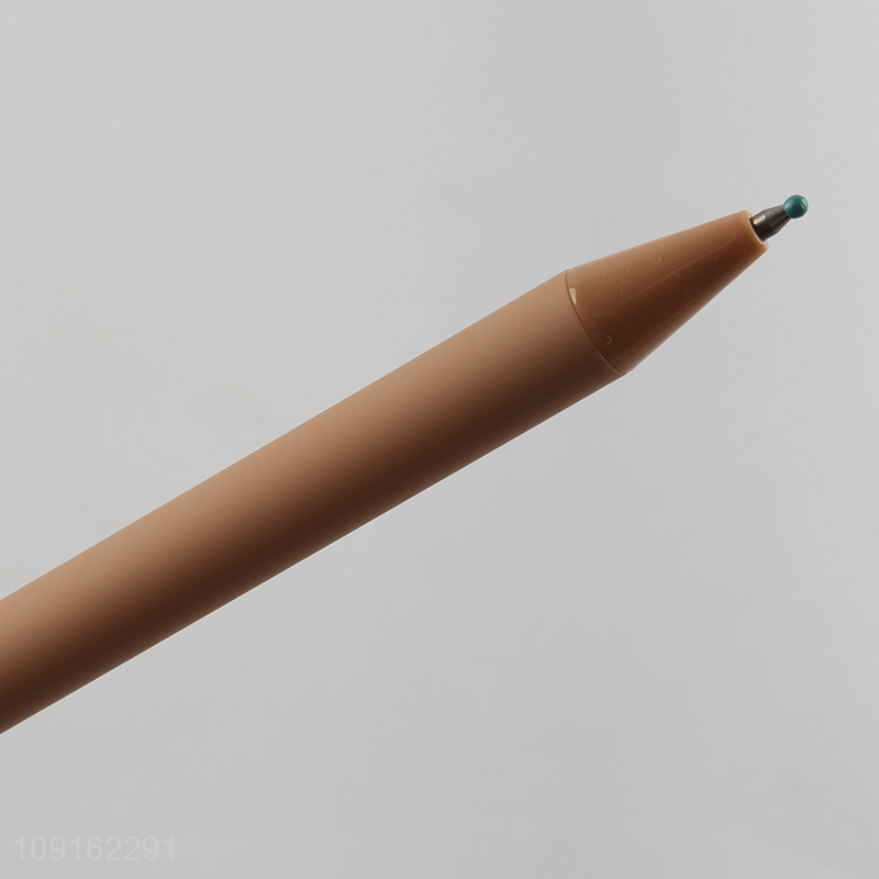 Top selling cartoon cat diary side press gel pen for students