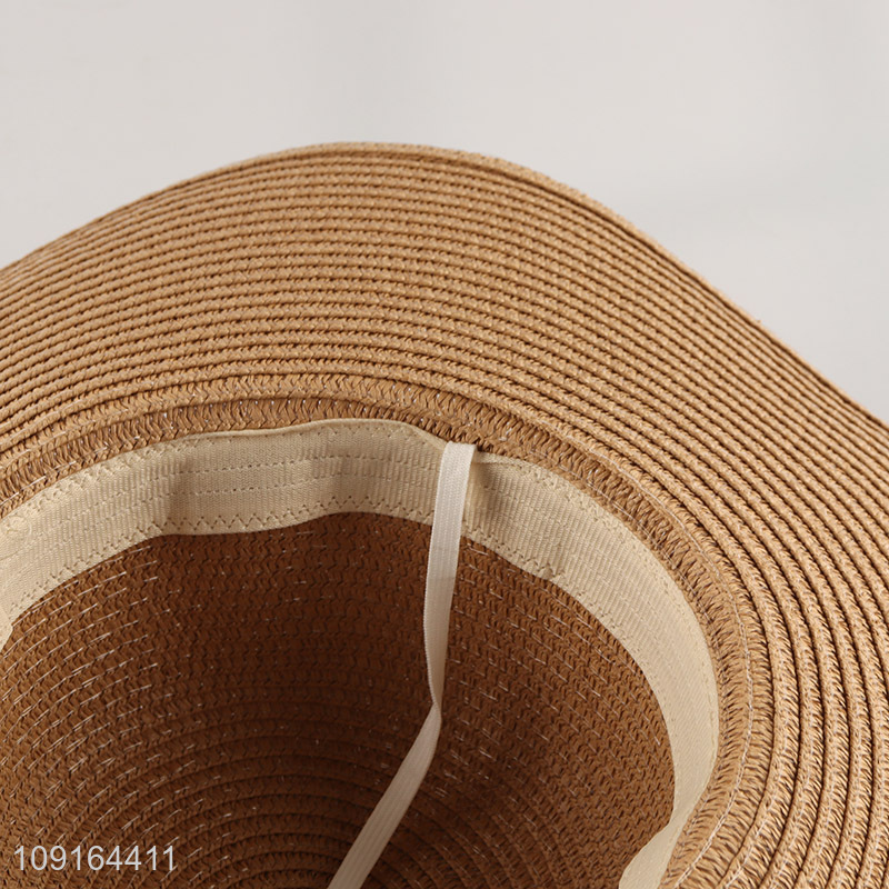 Yiwu market breathable women straw hat sun hat outdoor straw hat