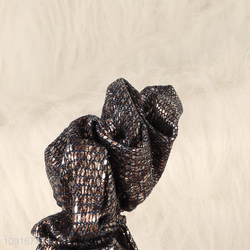 China Imports Elastic Hair Scrunchies Glitter Hair Ties Ponytail Holder