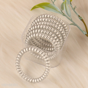 Low price telephone wire <em>hair</em> rope <em>hair</em> <em>band</em> hiar accessories <em>hair</em> decoration