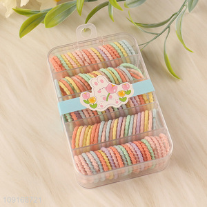 Factory wholesale candy color <em>hair</em> rope <em>hair</em> <em>band</em> hiar accessories <em>hair</em> ring