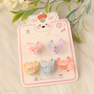 Good selling cartoon <em>hair</em> rope <em>hair</em> <em>band</em> hiar accessories <em>hair</em> ring for girls