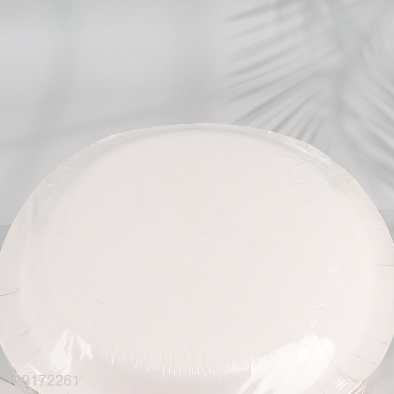 Good Quality 30 Pieces Fall Paper Plates Disposable Party Plates for Thanksgiving