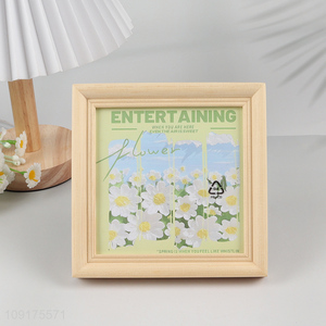 Factory Price Natural Solid Wood Picture Frames Wooden Photo Frames