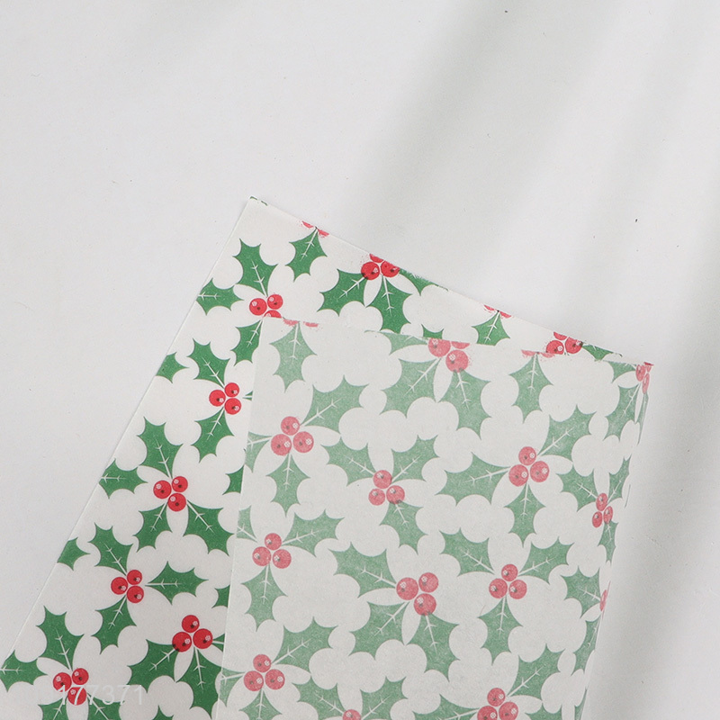 Good Quality Christmas Parchment Paper Sheets Non-Stick Oven Baking Paper