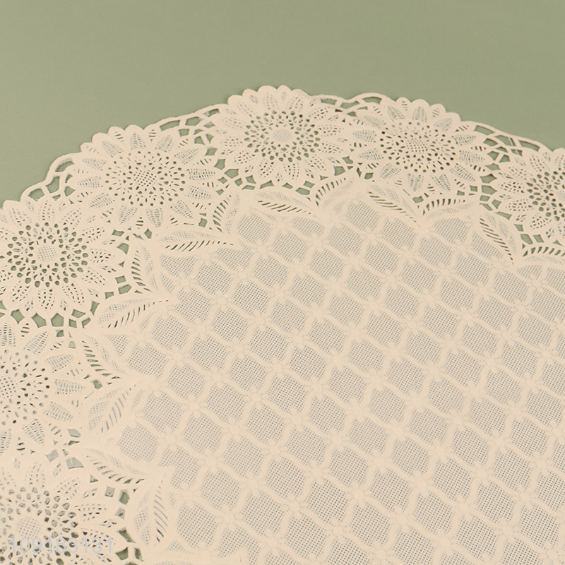 Top quality flower shape place mat dinner mat for tabletop decor