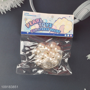 Factory Price Cat Paw Squeeze Fidget Toy Pearl Toy for Stress Relief