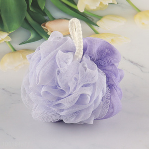 Top selling reusable bath supplies bath ball bath flower wholesale