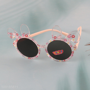 Low price cartoon rabbit plastic frame <em>sunglasses</em> polarized <em>sunglasses</em>